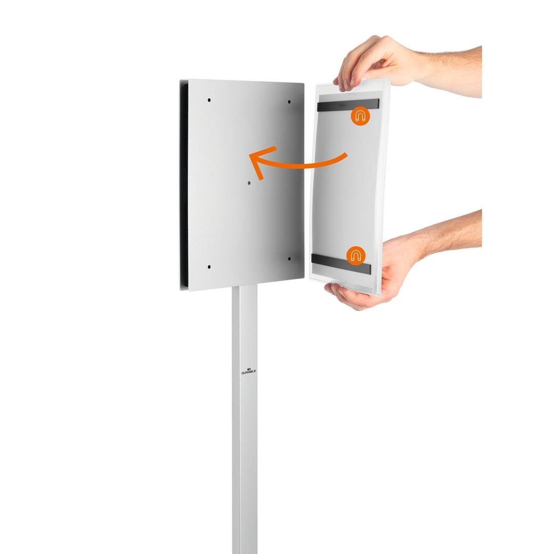 Pochette magnétique étanche du DURABLE INFO STAND OUTDOOR
