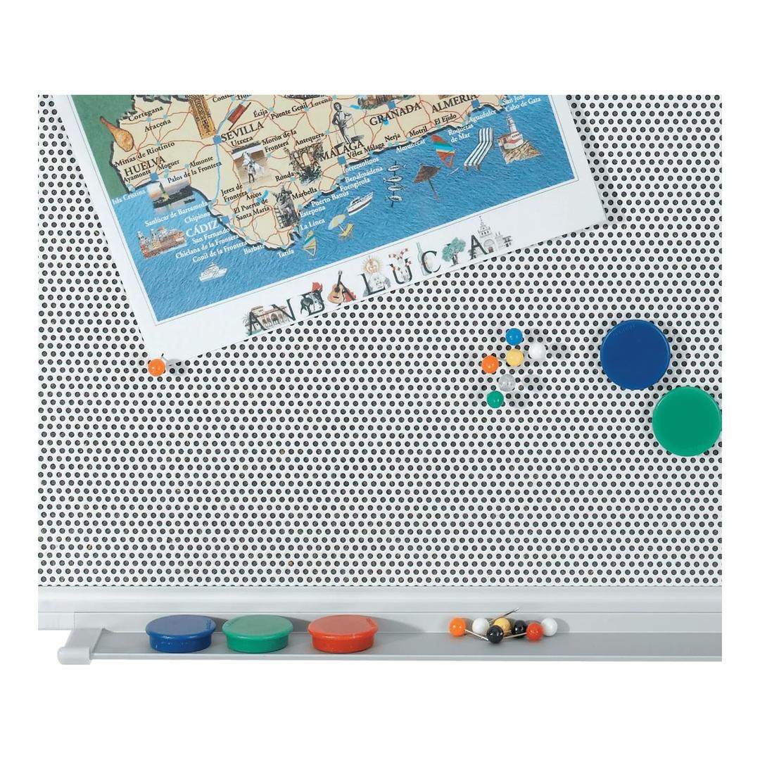 Tableau feutrine magnétique FRANKEN X-tra!Line avec aimants, punaises et auget