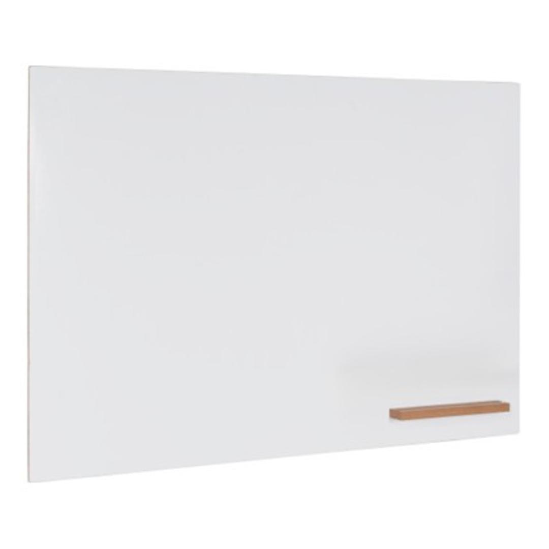 Tableau blanc sans cadre Bi-Office LOOP, auget en bois