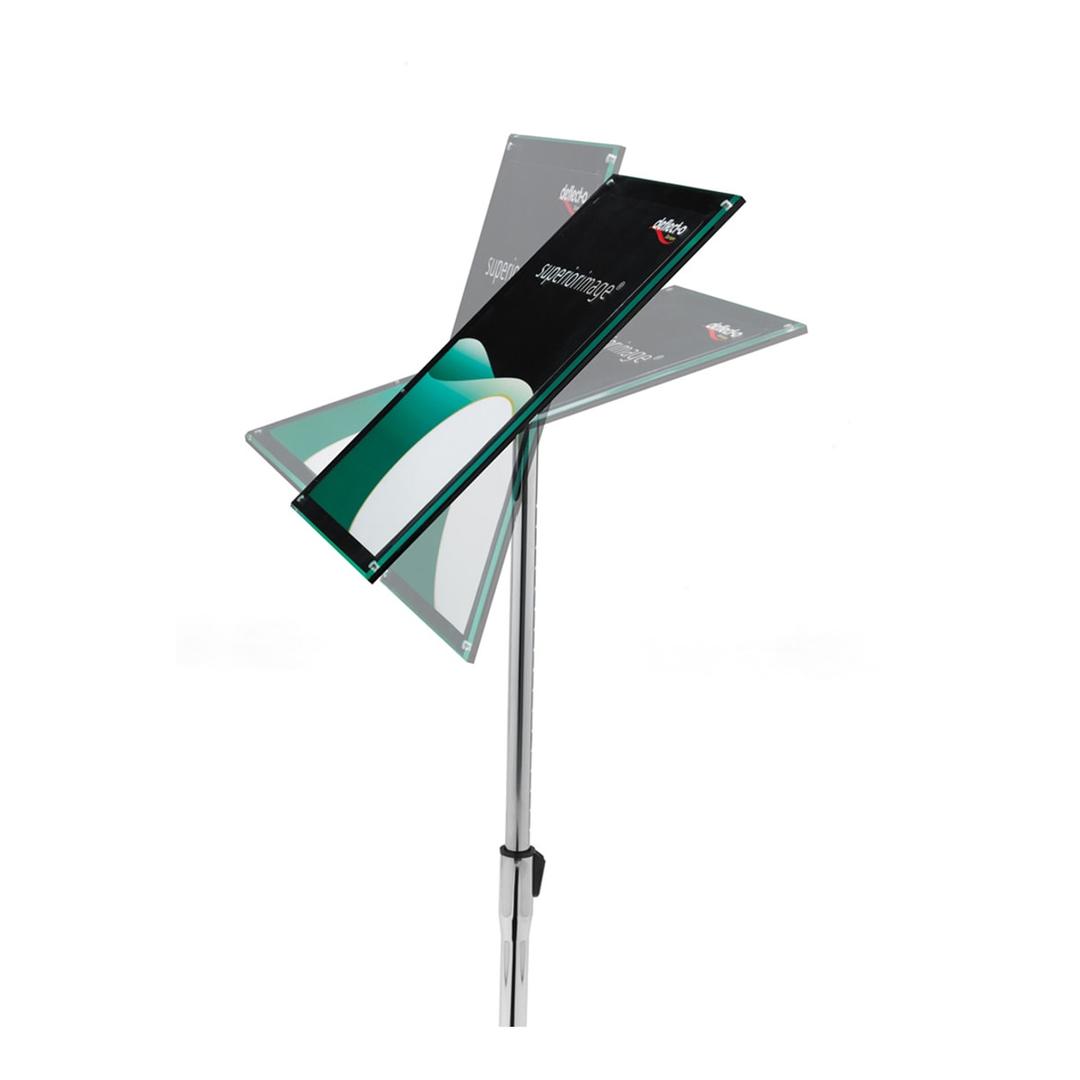 Cadre inclinable du porte affiche sur pied deflecto Superior Image