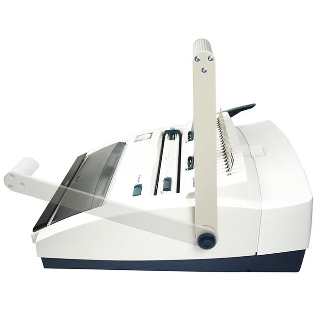 Perforelieur électrique DSB CW-4500 vu de profil