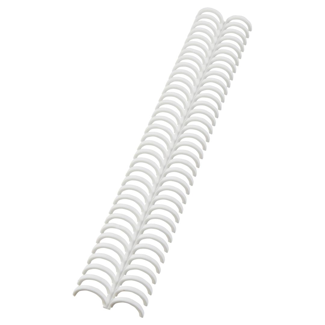 Peignes de reliure plastiques réouvrables A4 Peignes ClickBind A4 16 mm, blancs GBC - Base