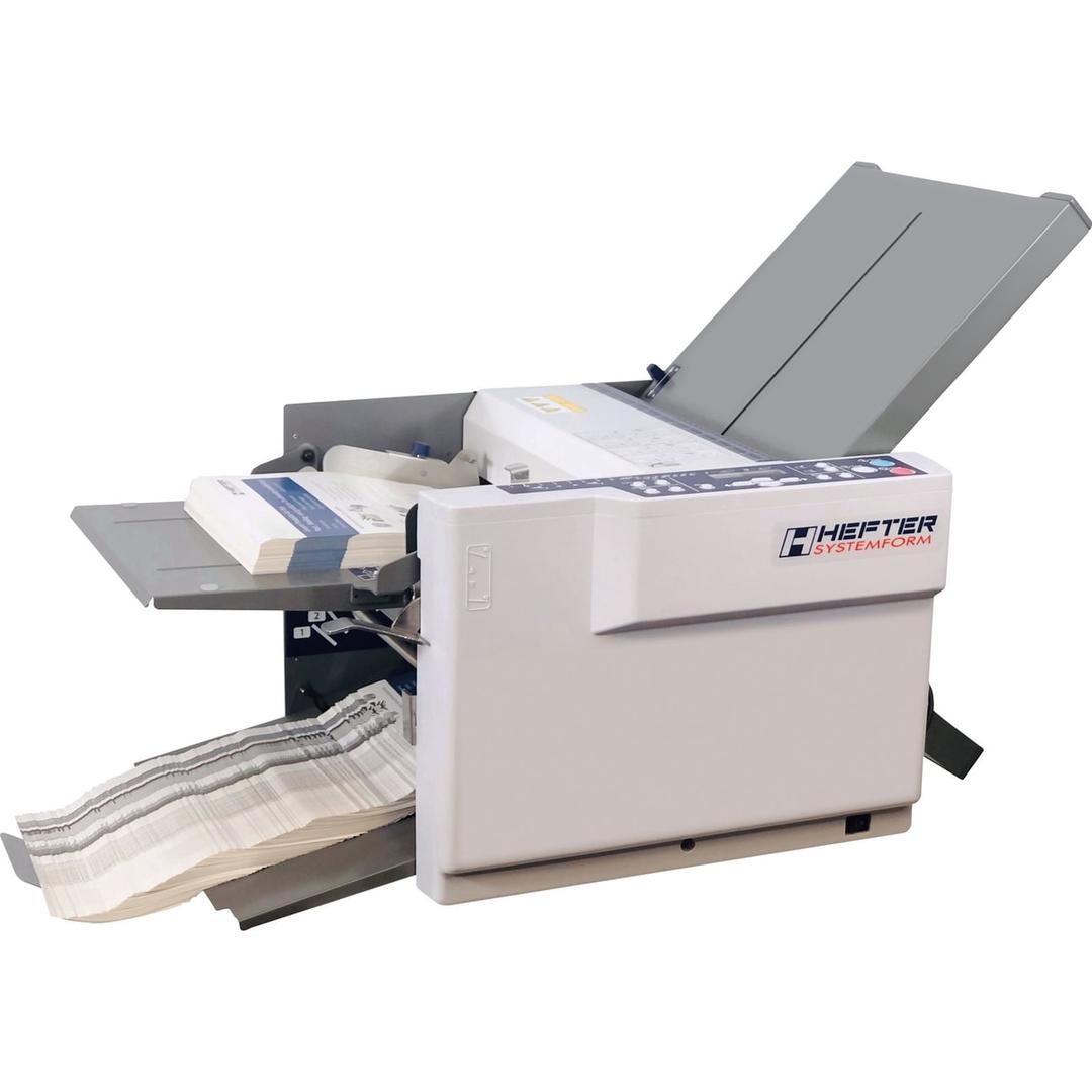 Plieuse de documents A3 automatique TF MEGA-A plus HEFTER — Plieuse de documents A3 automatique Hefter TF MEGA-A plus avec feuilles pliées en sortie
