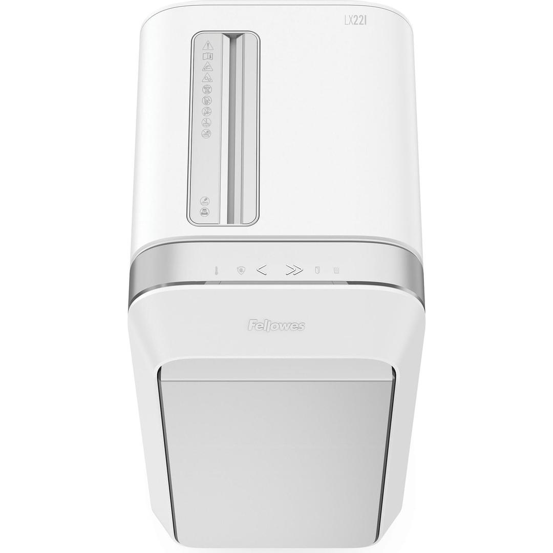 Destructeur de documents micro-coupe P-5 Powershred LX221 blanc FELLOWES - Vue 4