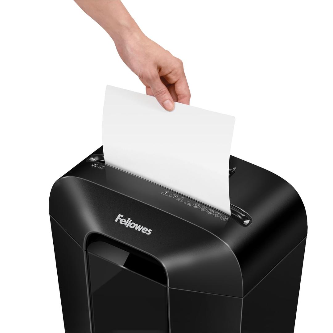 Destructeur coupe croisée P4 LX70 Powershred noir FELLOWES — Introduction papier - destructeur de papier fellowes