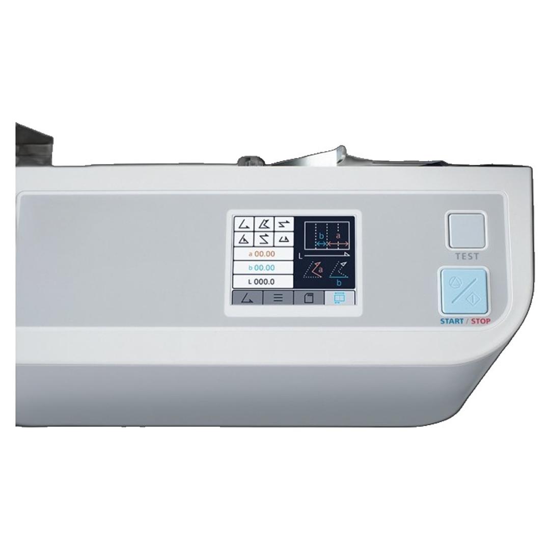 Plieuse de documents A3 EZF-600 UCHIDA — Écran tactile couleur et touches de la plieuse Uchida EZF-600