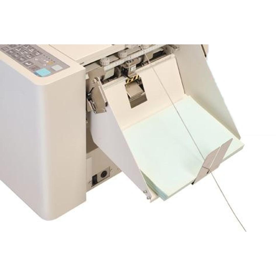 Accessoire de finition Unité de micro-perforation UCHIDA — Unité de micro-perforation montée en sortie de la plieuse Uchida AeroFold Plus
