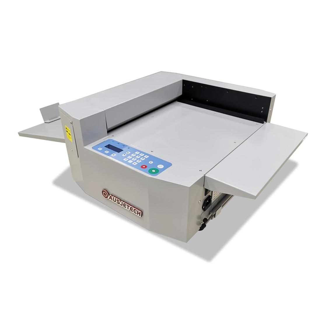 Raineuse micro-perforatrice semi-automatique 330 mm Gemini Lite 328 AUSJETECH - Raineuse micro-perforatrice Ausjetech Gemini Lite 328 avec son clavier et son écran