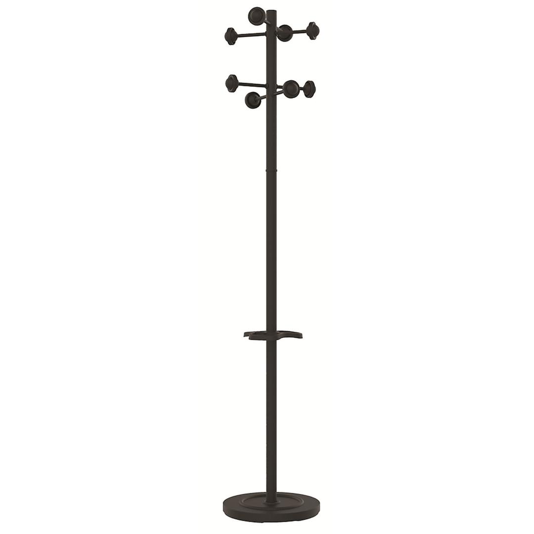 Portemanteau sur pied, 8 patères ACCUEIL noir UNILUX - Portemanteau sur pied UNILUX ACCUEIL noir, vue d'ensemble