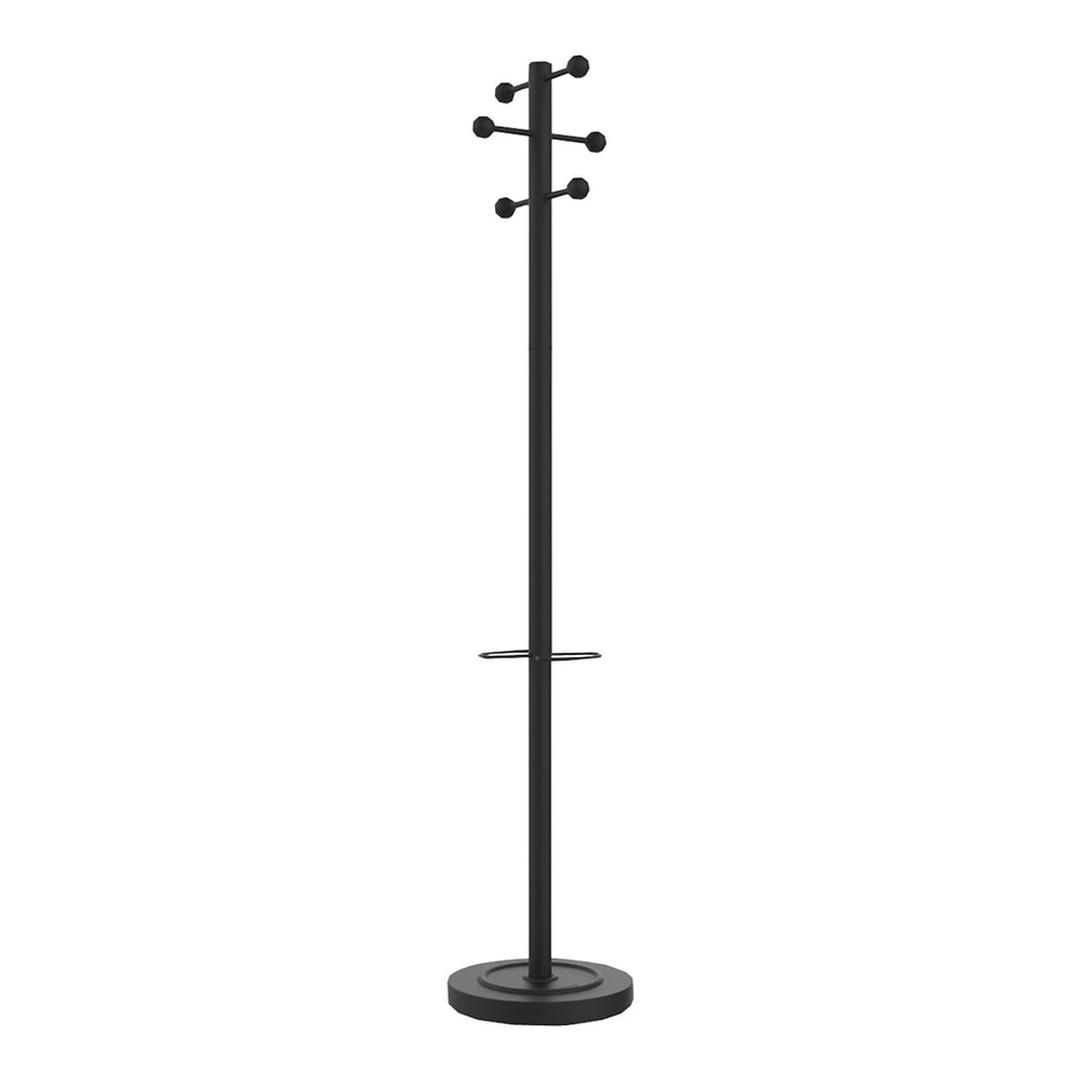 Portemanteau sur pied, 6 patères ACCESS noir UNILUX - Portemanteau sur pied UNILUX ACCESS noir, vue d'ensemble