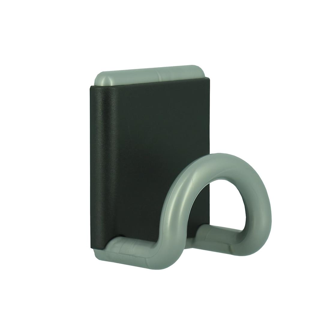 Patère magnétique arrondie FIL MAGNÉTIQUE gris UNILUX - Patère magnétique arrondie UNILUX FIL MAGNÉTIQUE gris, vue d'ensemble