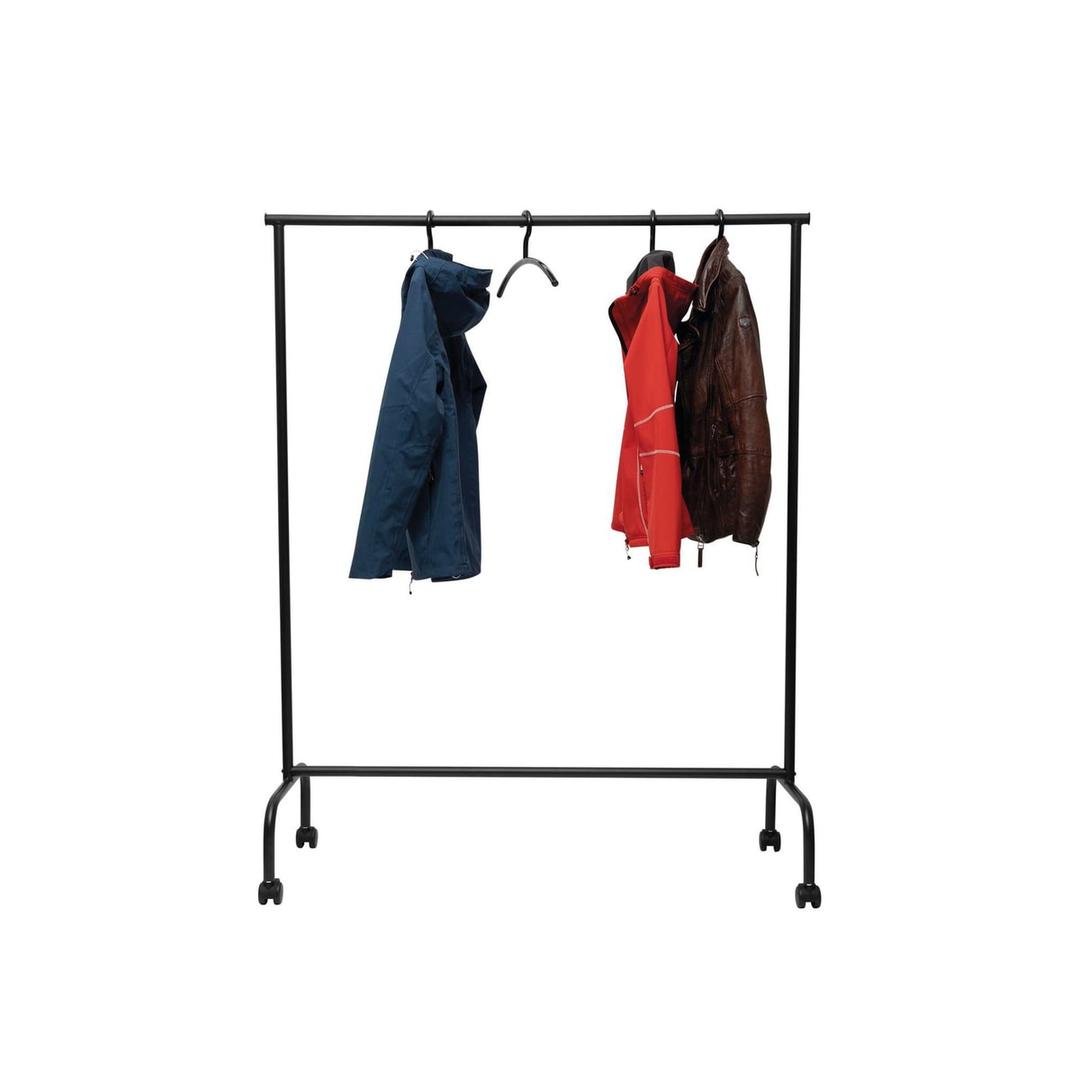 Vestiaire mobile, barre de 126 cm limbo MAUL - Vestiaire mobile MAULlimbo, en situation