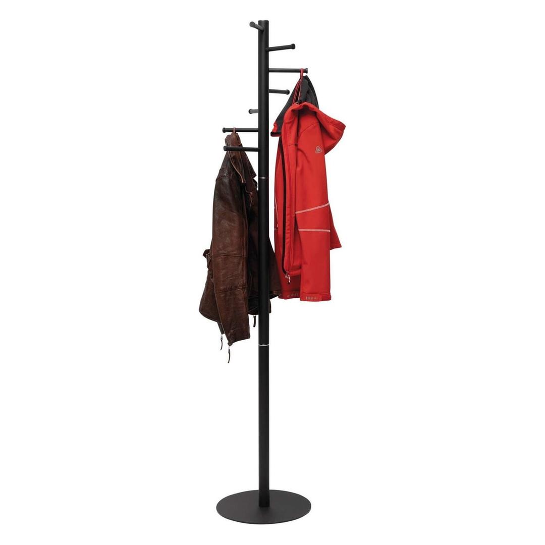 Portemanteau sur pied, 7 tringles caurus noir MAUL - Portemanteau sur pied MAULcaurus noir, en situation
