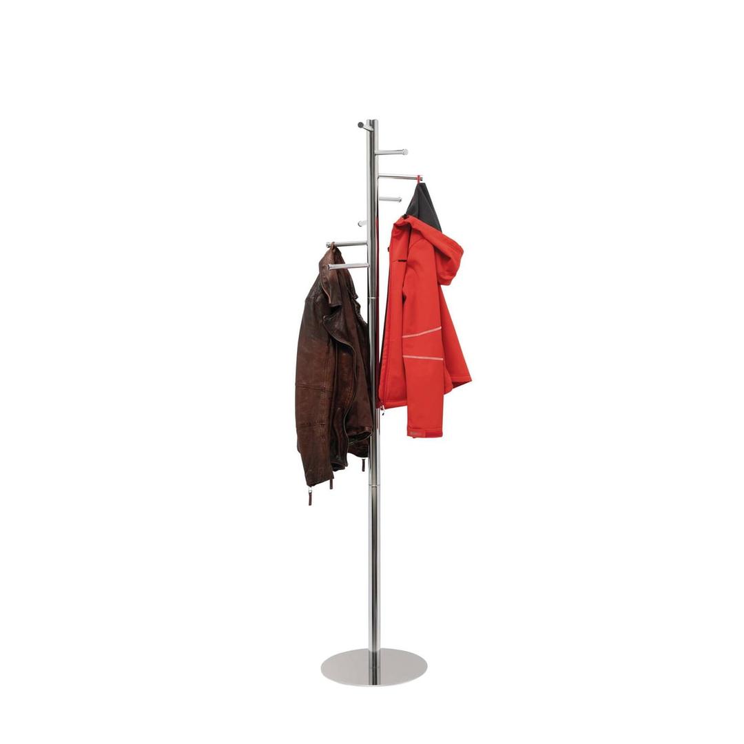 Portemanteau sur pied, 7 tringles caurus chrome MAUL - Portemanteau sur pied MAULcaurus chrome, en situation