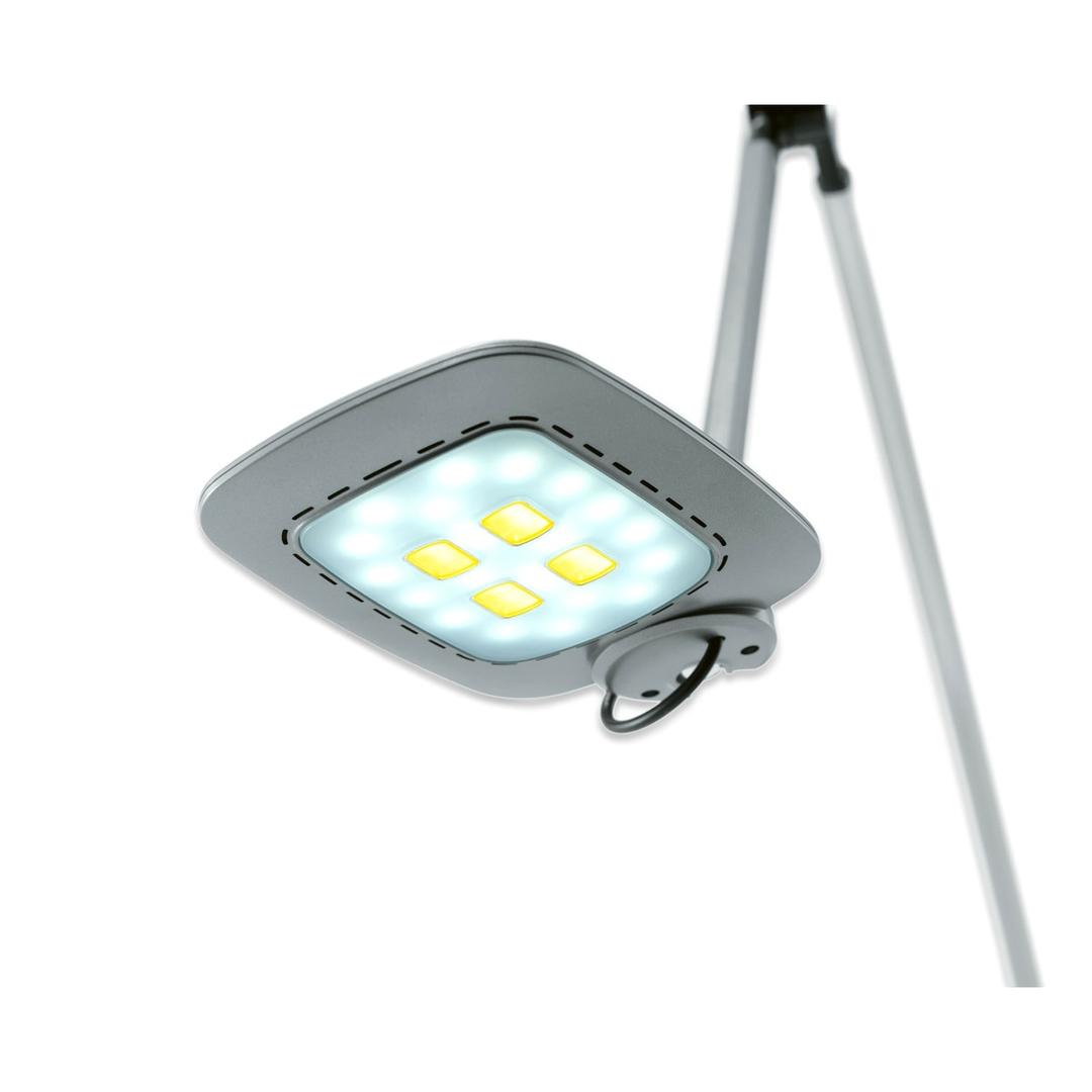 Lampe de bureau LED à détecteur de geste E-Motion HANSA - Lampe de bureau Hansa E-Motion, tête allumée en lumière froide