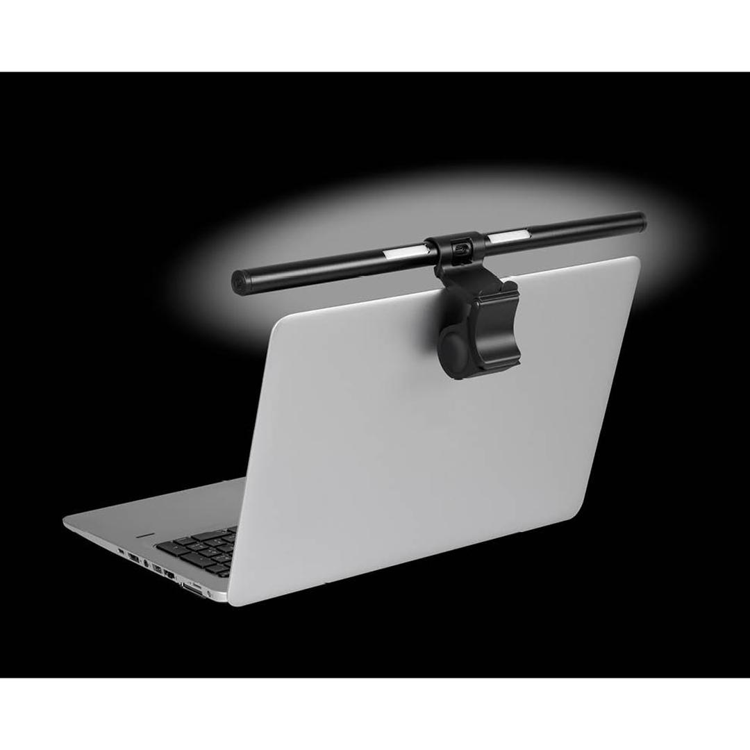 Lampe d'écran LED, rétroéclairage Flash HANSA - Lampe d'écran Hansa Flash, sur un ordinateur portable
