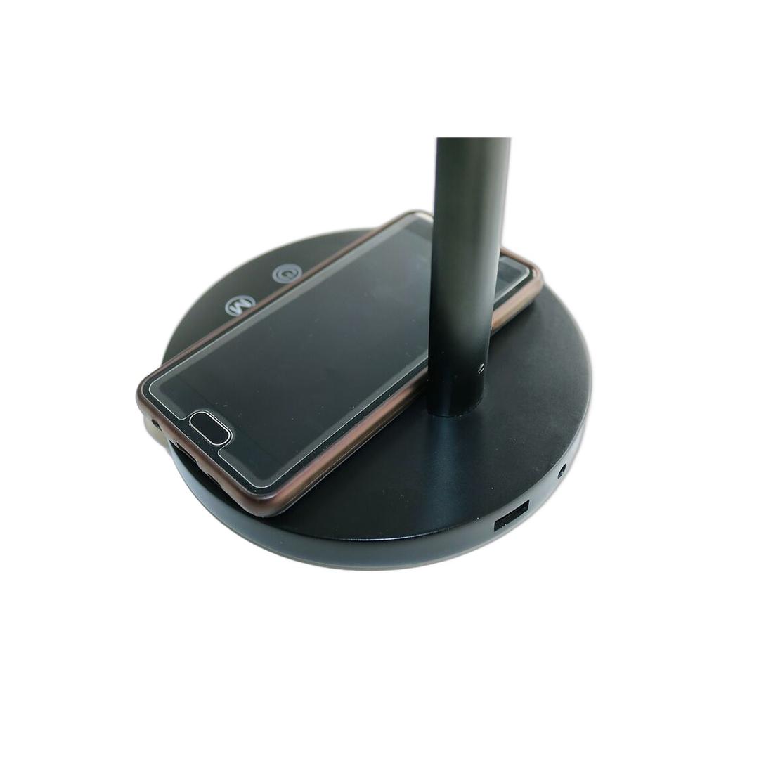 Lampe de bureau LED, chargeur à induction DIVA UNILUX - Lampe de bureau LED UNILUX DIVA noir, recharge par induction sur le socle