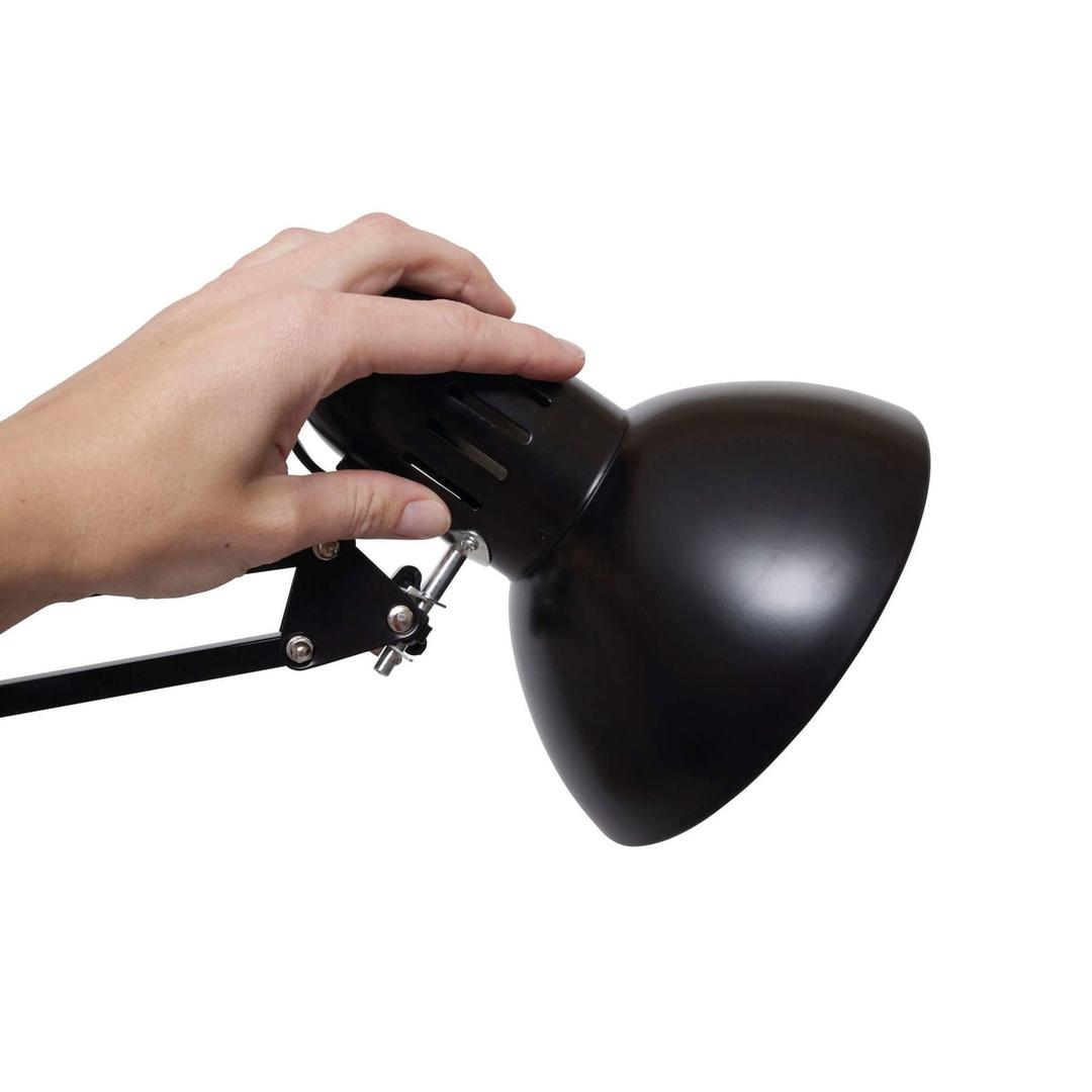 Lampe de bureau à pince, sans ampoule study noir MAUL - Lampe de bureau à pince MAULstudy noir, détail