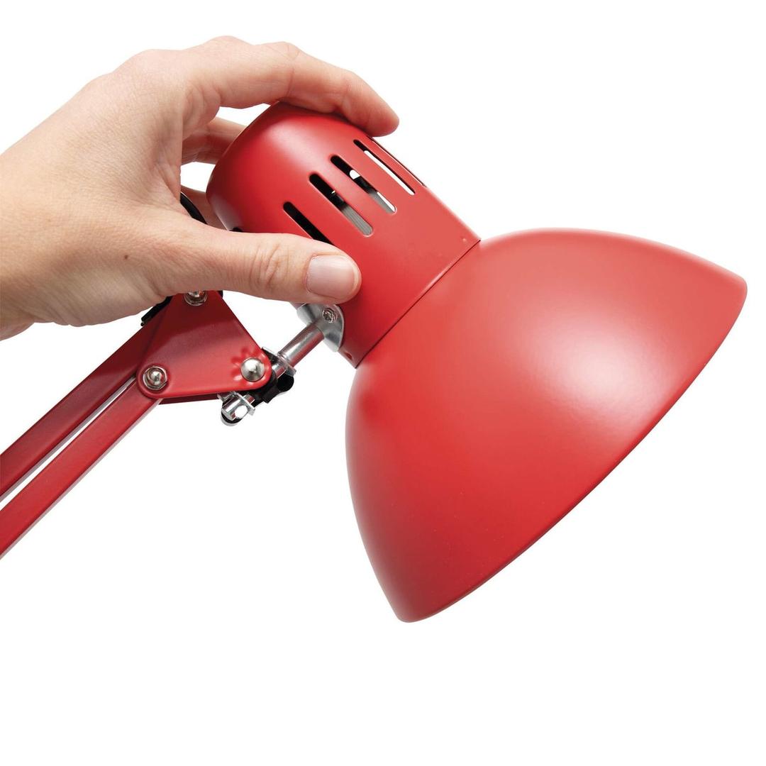 Lampe de bureau à pince, sans ampoule study rouge MAUL - Lampe de bureau à pince MAULstudy rouge, détail