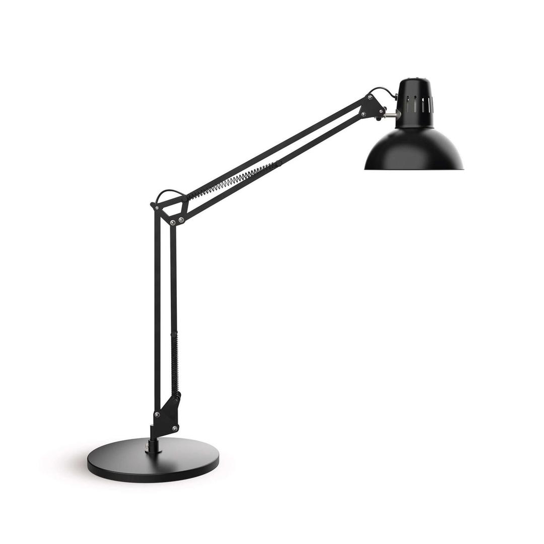 Lampe de bureau sur pied, sans ampoule study sur pied noir MAUL - Lampe de bureau sur pied MAULstudy noir, détail