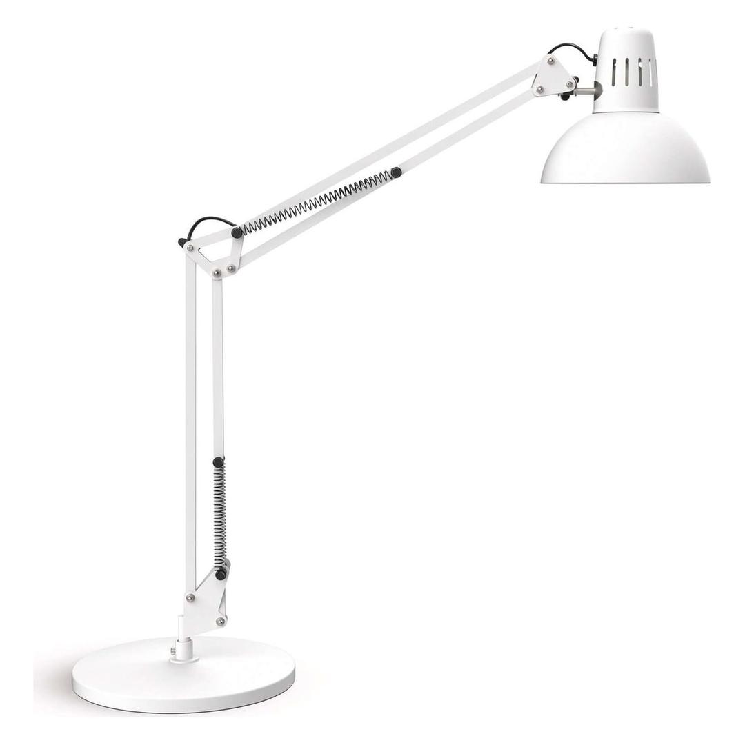 Lampe de bureau sur pied, ampoule LED fournie study LED sur pied blanc MAUL - Lampe de bureau sur pied MAULstudy LED blanc, vue d'ensemble