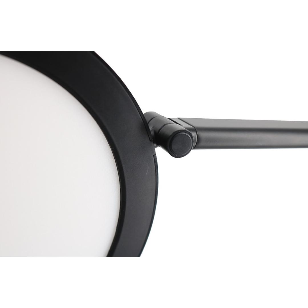 Lampe de bureau LED, IRC 94 OMEGA UNILUX - Lampe de bureau LED UNILUX OMEGA noir, tête, détail