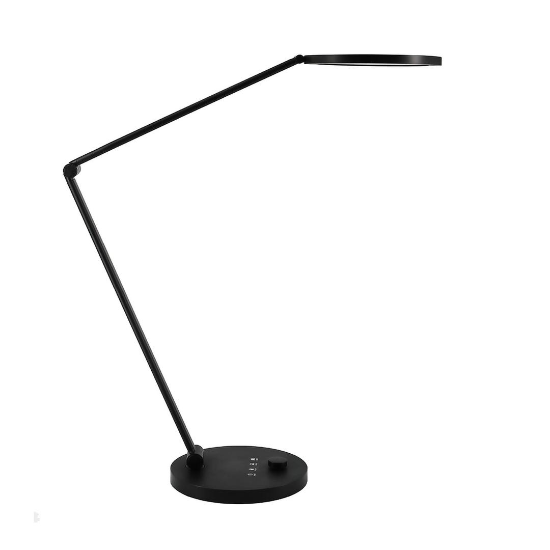 Lampe de bureau LED, IRC 94 OMEGA UNILUX - Lampe de bureau LED UNILUX OMEGA noir, vue d'ensemble