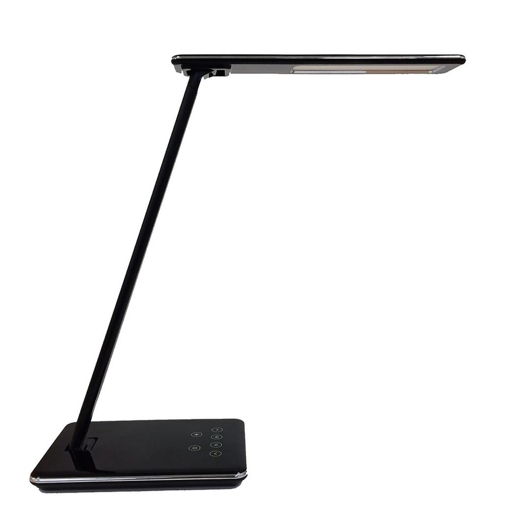Lampe de bureau LED compacte, induction LINKA UNILUX - Lampe de bureau LED compacte UNILUX LINKA noir, vue d'ensemble