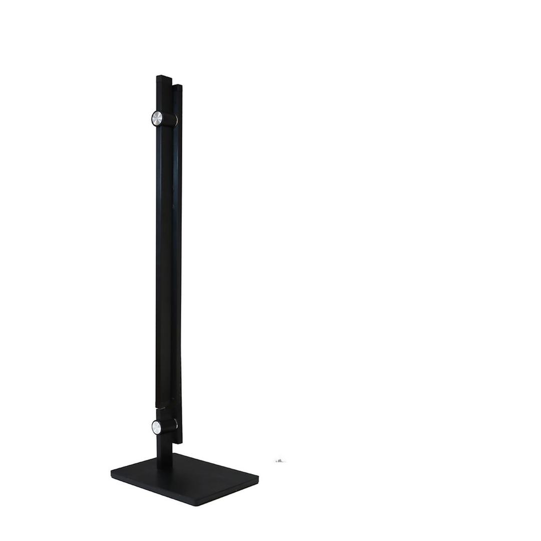Lampe de bureau LED, bras pliants LUMILIGHT UNILUX - Lampe de bureau LED UNILUX LUMILIGHT noir, vue de profil
