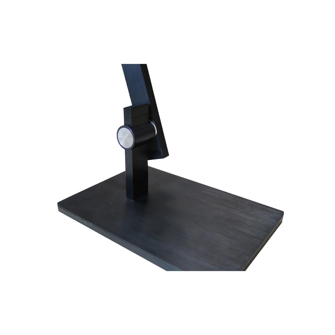 Lampe de bureau LED, bras pliants LUMILIGHT UNILUX - Lampe de bureau LED UNILUX LUMILIGHT noir, socle, détail