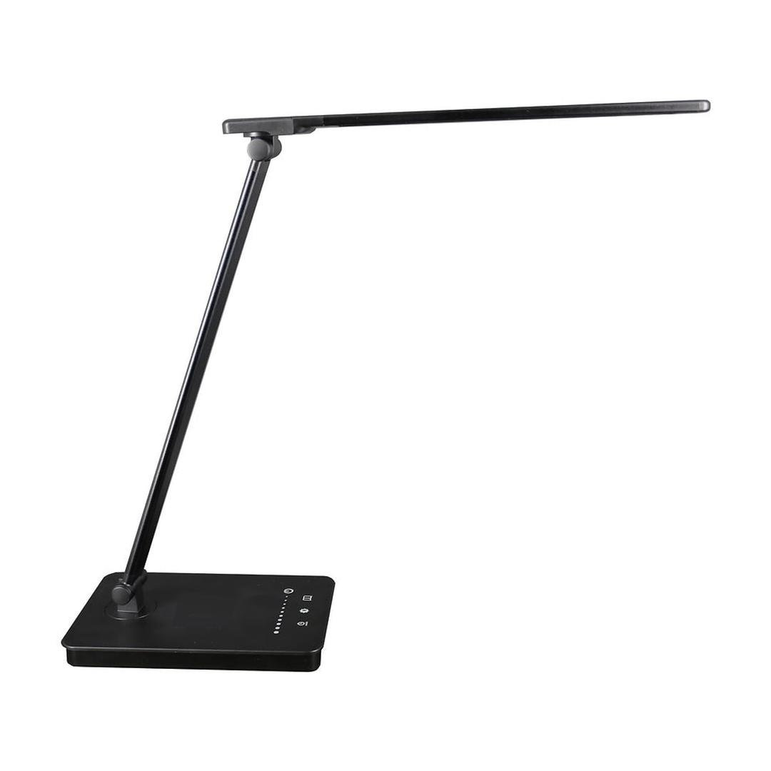 Lampe de bureau LED, 2 ports USB NOVY UNILUX - Lampe de bureau LED UNILUX NOVY noir, vue d'ensemble