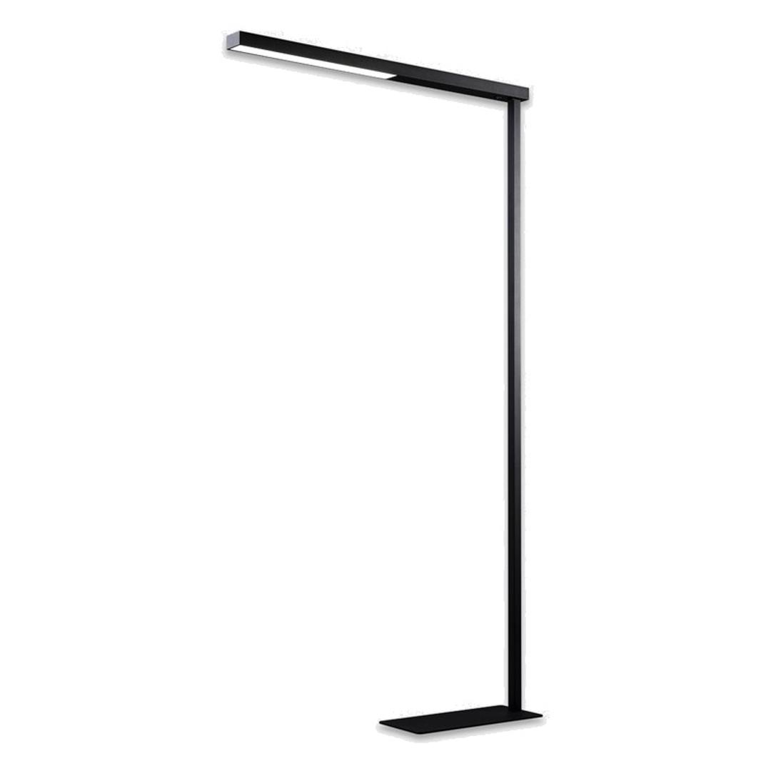 Lampadaire LED de bureau, 3 970 lumens Beryll noir HANSA - Lampadaire Hansa Beryll noir, vue d'ensemble