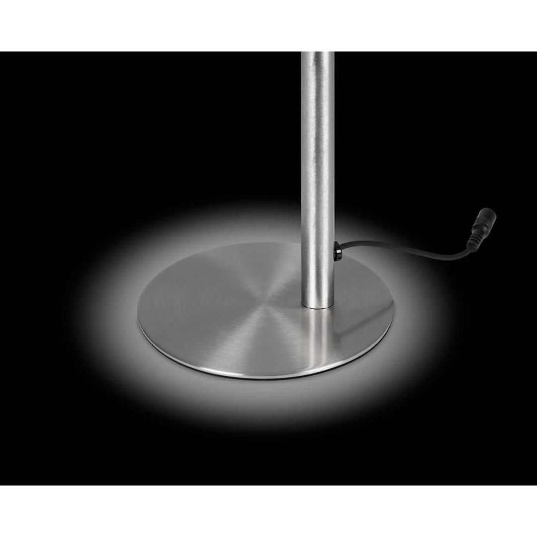 Lampe de bureau LED, IRC supérieur à 90 Aura argent HANSA - Lampe de bureau Hansa Aura argent, pied