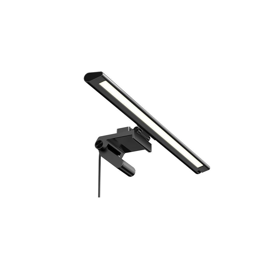 Lampe d'écran LED pour visioconférence VISIOLIGHT UNILUX - Lampe d'écran LED pour visioconférence UNILUX VISIOLIGHT gris, vue d'ensemble avec son clip