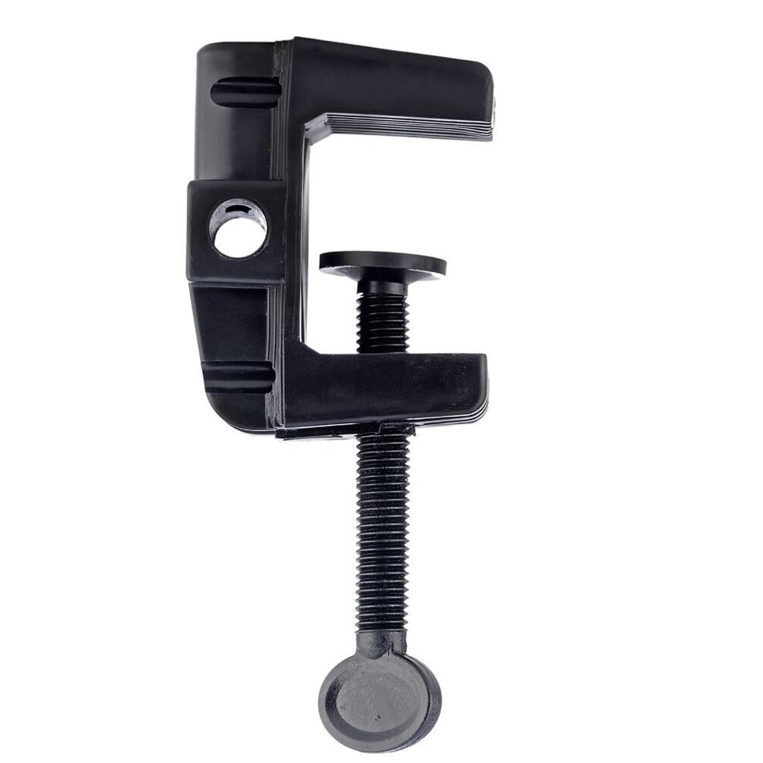 Lampe architecte sans ampoule, socle et pince SUCCESS 66 UNILUX - Lampe architecte UNILUX SUCCESS 66 noir, pince de fixation, détail