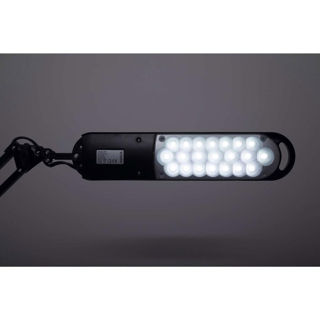Lampe de bureau LED à pince, 6500 K atlantic noir MAUL - Lampe LED à pince MAULatlantic noir, détail