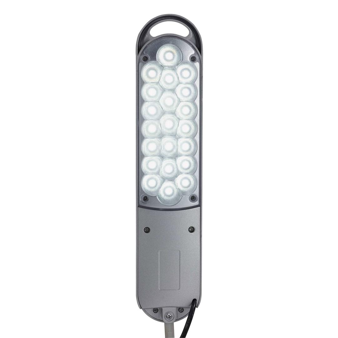 Lampe de bureau LED sur pied, 6500 K atlantic sur pied argent MAUL - Lampe LED sur pied MAULatlantic argent, détail