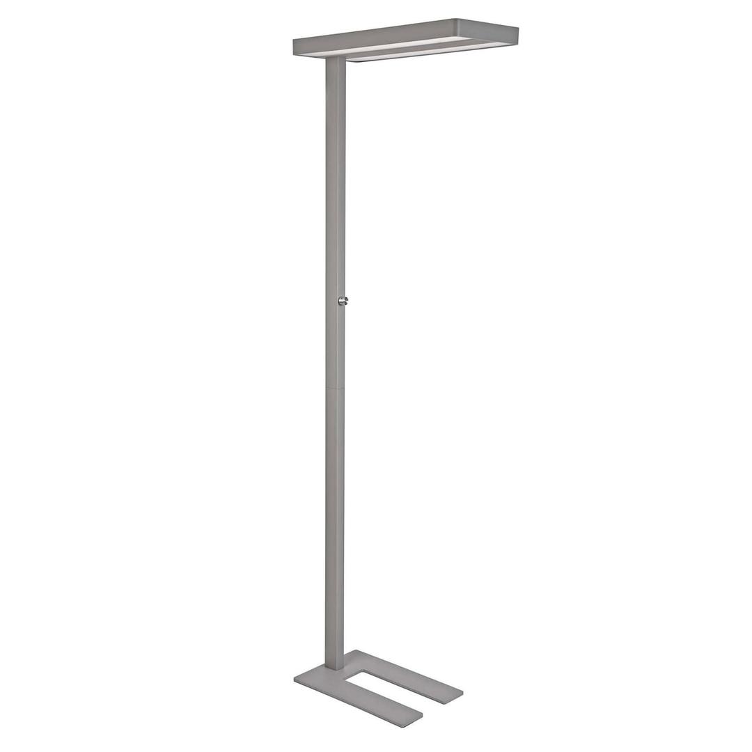 Lampadaire LED, direct et indirect javal argent MAUL - Lampadaire LED MAULjaval argent, vue d'ensemble
