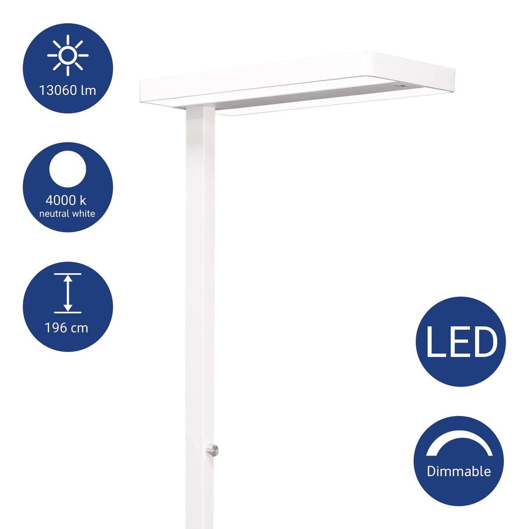 Lampadaire LED, détecteur de présence juvis sensor blanc MAUL - Lampadaire LED MAULjuvis sensor blanc, dimensions