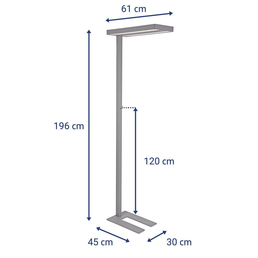 Lampadaire LED, détecteur de présence juvis sensor argent MAUL - Lampadaire LED MAULjuvis sensor argent, dimensions