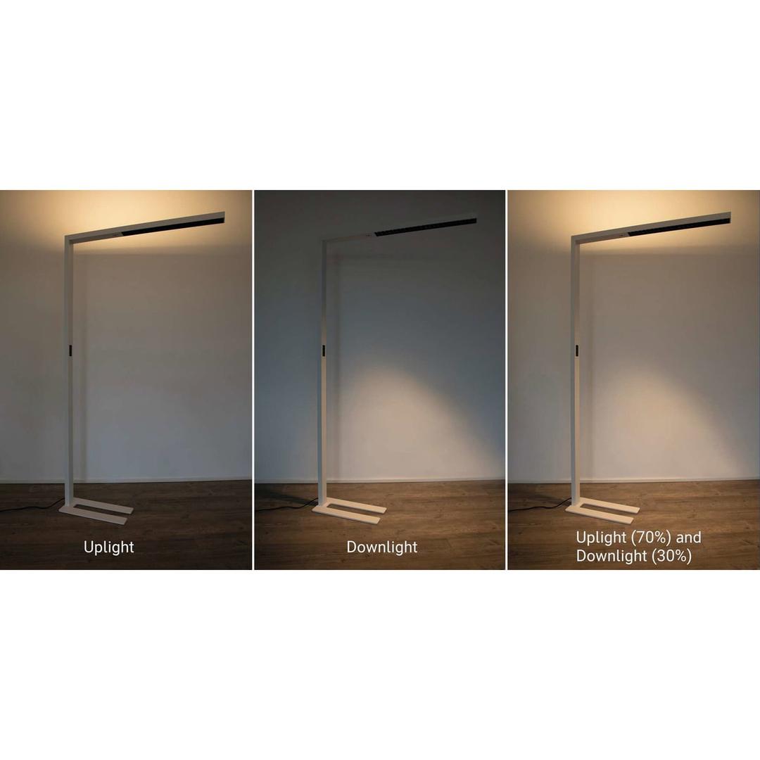 Lampadaire LED, température réglable sirius blanc MAUL - Lampadaire LED MAULsirius blanc, dimensions