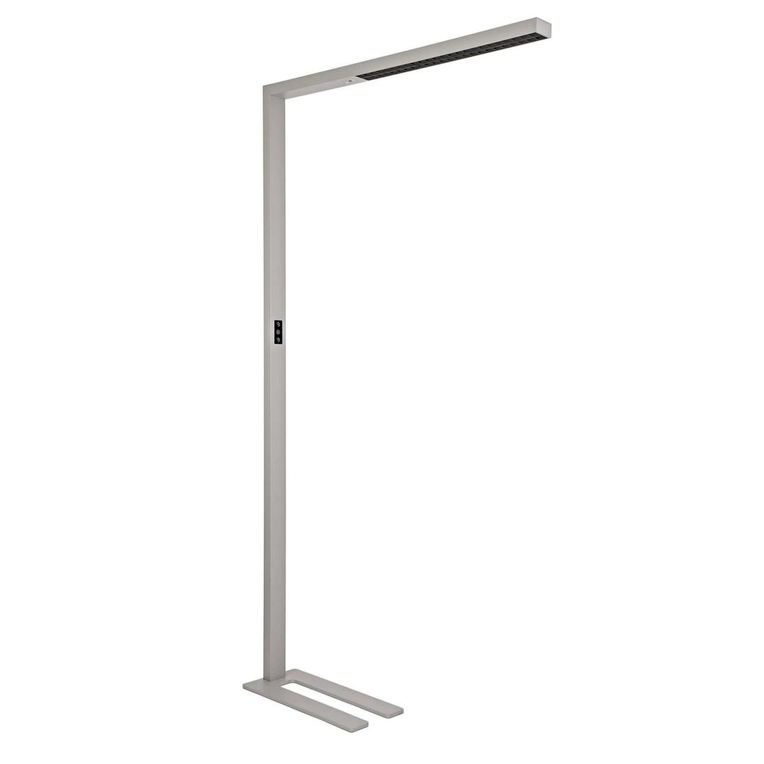 Lampadaire LED, température réglable sirius argent MAUL - Lampadaire LED MAULsirius argent, vue d'ensemble