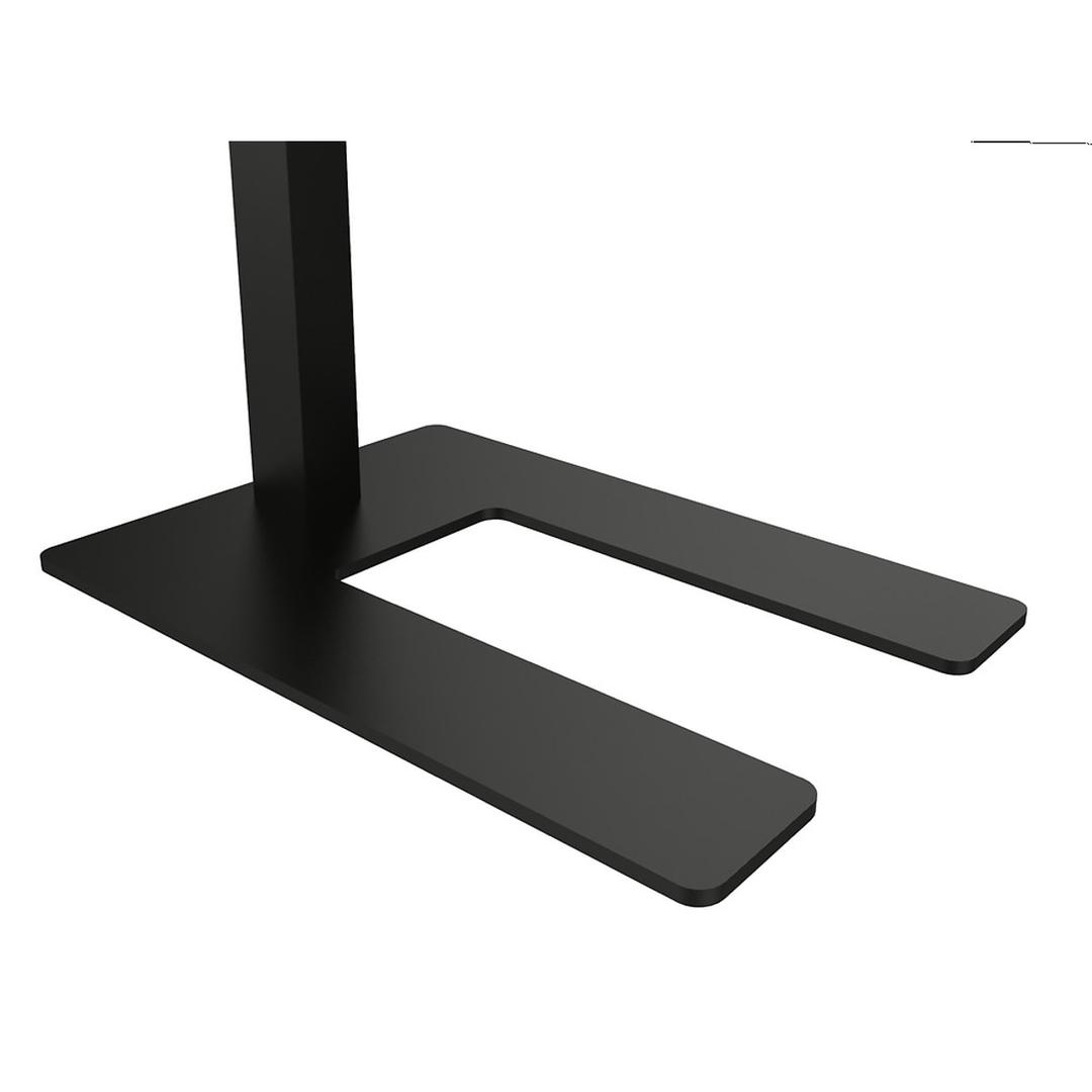 Lampadaire LED, détecteur de présence ATLAS UNILUX - Lampadaire LED UNILUX ATLAS noir, socle en U, détail