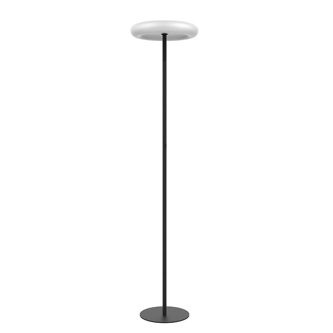 Lampadaire LED, tête en forme de nuage COCOON UNILUX - Lampadaire LED UNILUX COCOON noir, vue d'ensemble