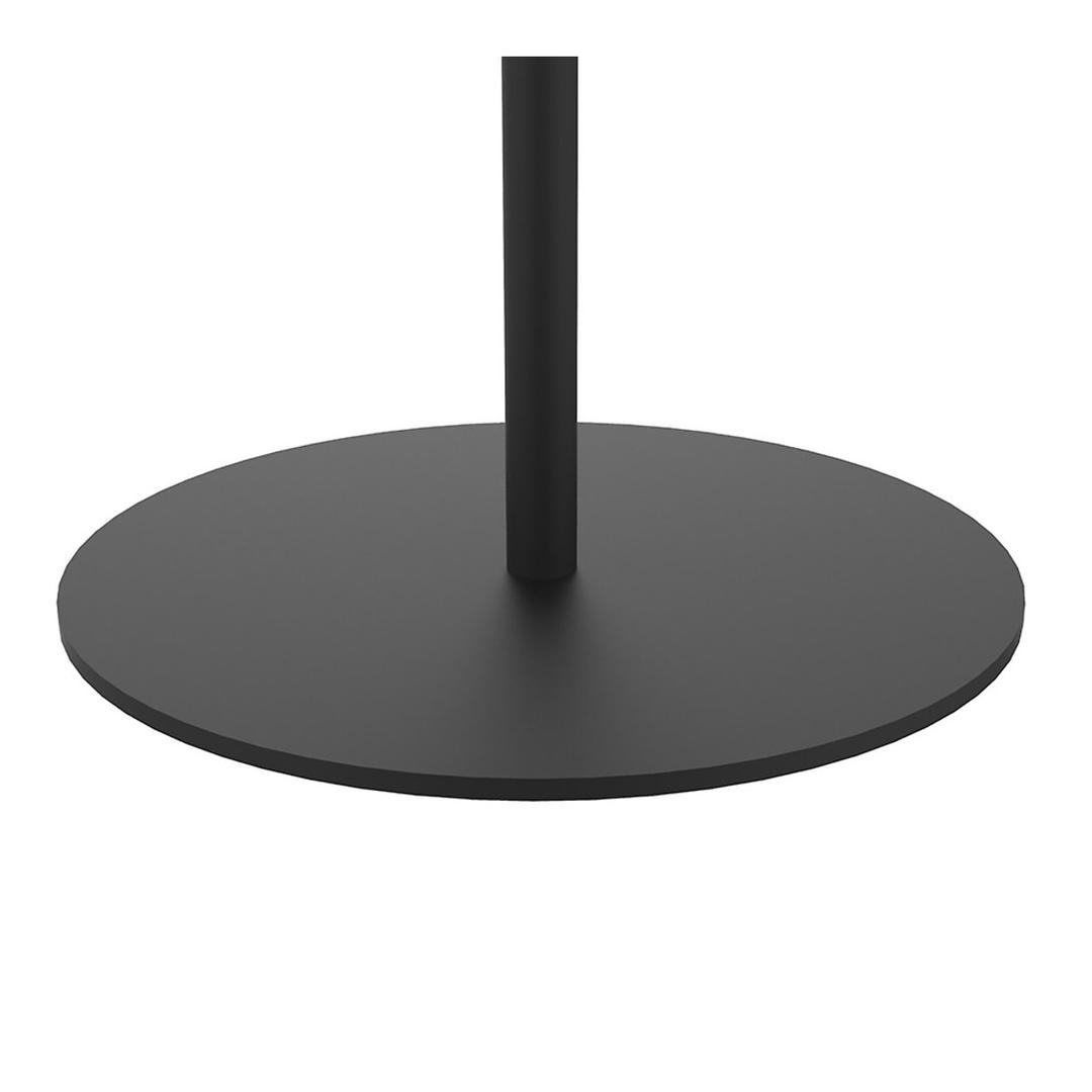 Lampadaire LED, tête en forme de nuage COCOON UNILUX - Lampadaire LED UNILUX COCOON noir, base lestée, détail