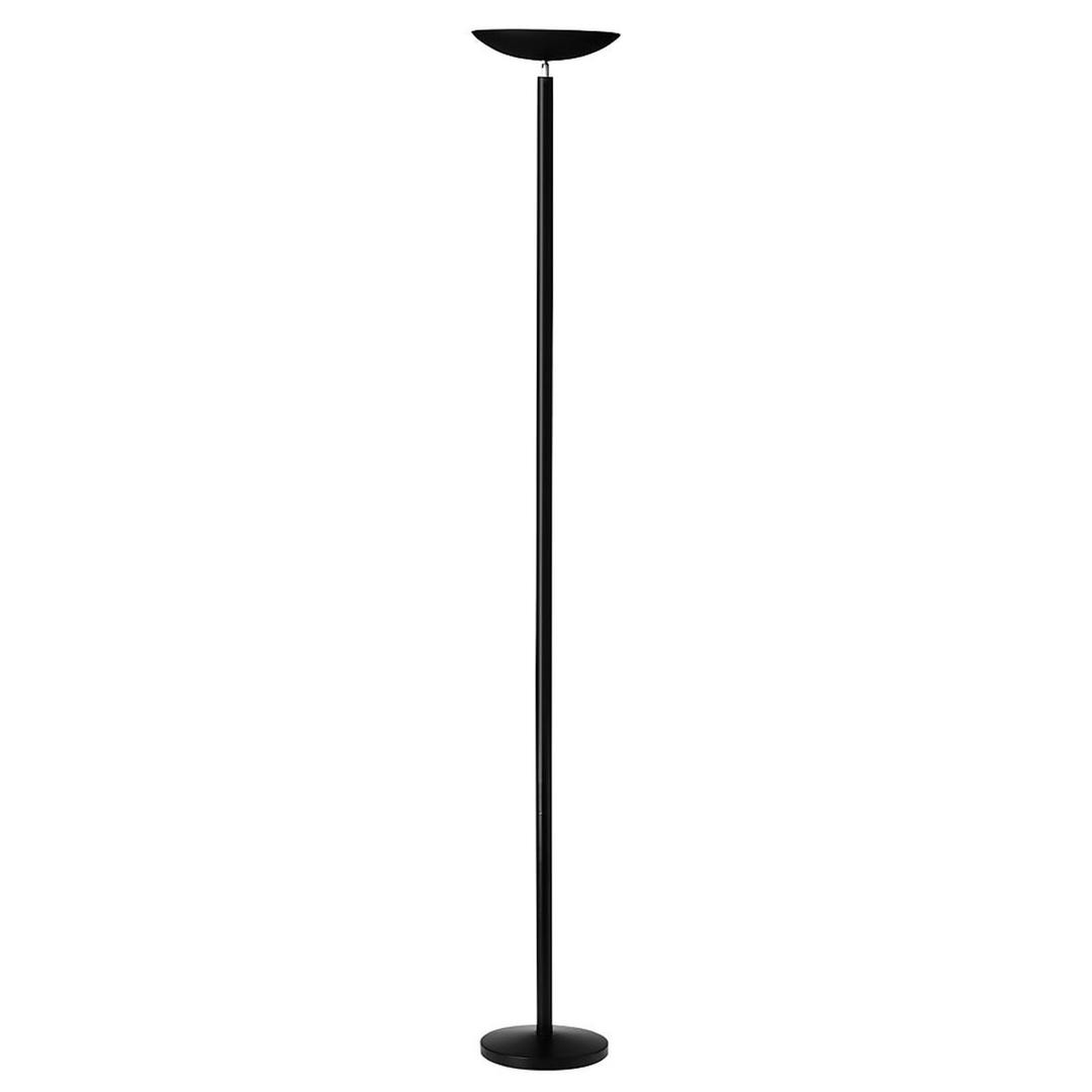 Lampadaire LED à éclairage indirect, mât droit FIRST LED UNILUX - Lampadaire LED à éclairage indirect UNILUX FIRST LED noir, vue d'ensemble