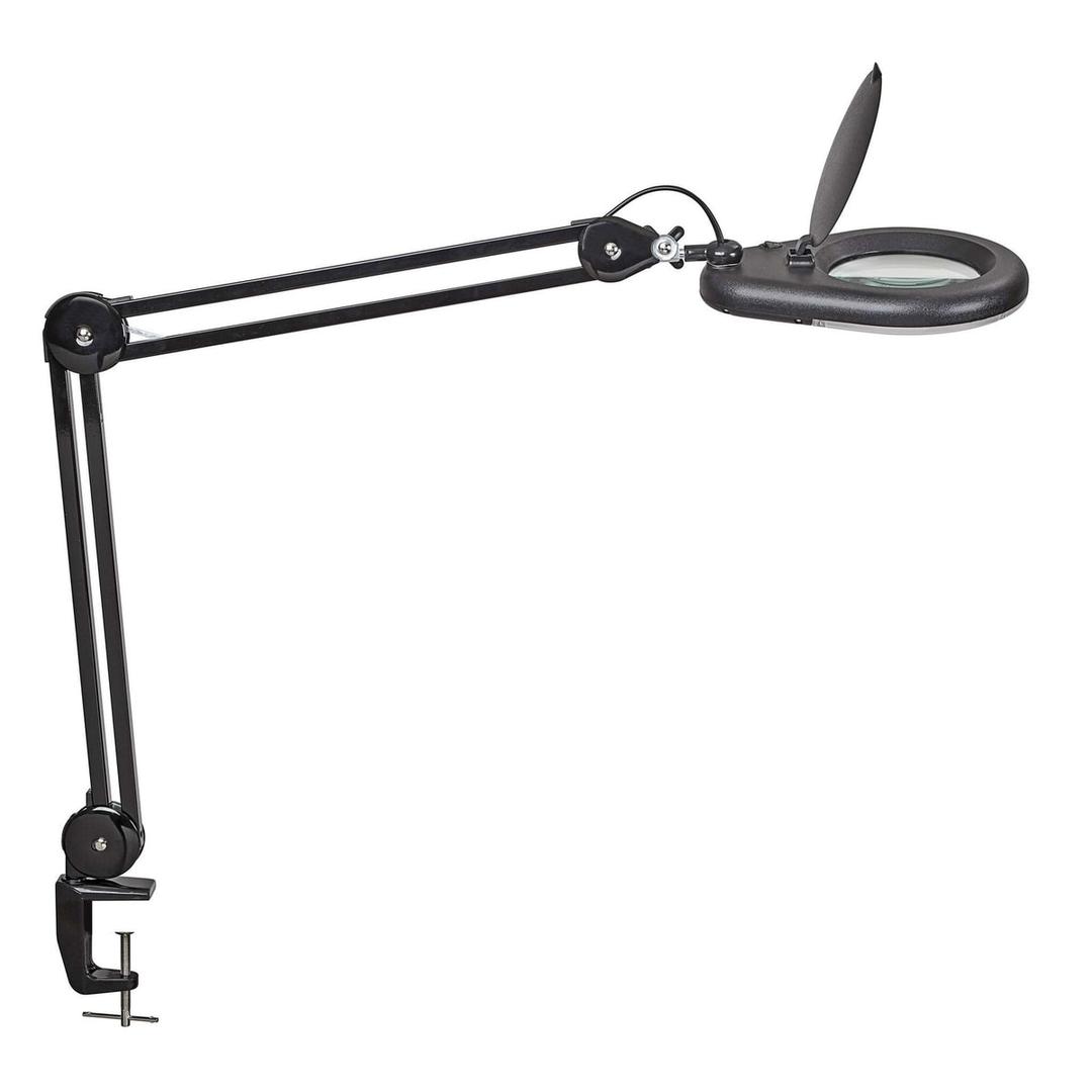 Lampe loupe LED à pince, 3 dioptries viso noir MAUL - Lampe loupe LED à pince MAULviso noir, vue d'ensemble