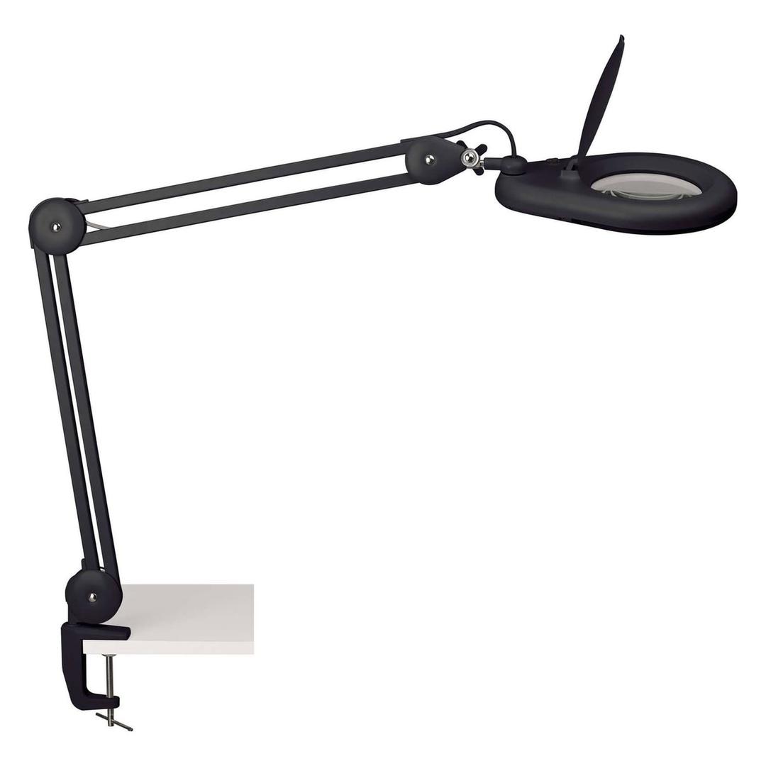 Lampe loupe LED à pince, 3 dioptries viso noir MAUL - Lampe loupe LED à pince MAULviso noir, détail