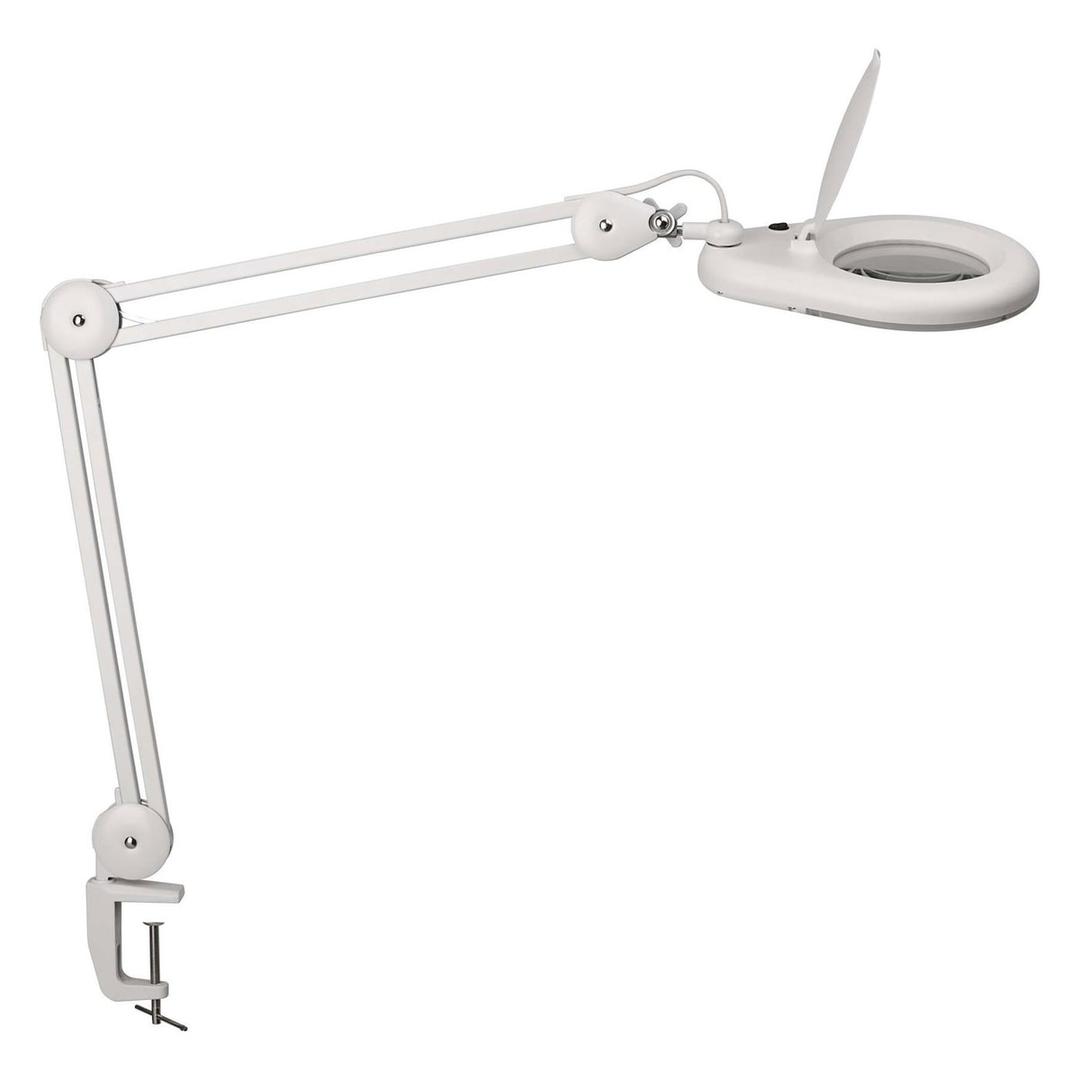 Lampe loupe LED à pince, 3 dioptries viso blanc MAUL - Lampe loupe LED à pince MAULviso blanc, vue d'ensemble