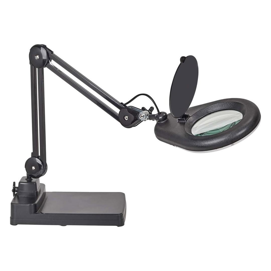 Lampe loupe LED sur pied, 3 dioptries viso sur pied noir MAUL - Lampe loupe LED sur pied MAULviso noir, détail